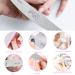 25 Pcs Washable Double Sided Nail Files | 100/180 Grits Emery Boards for Acrylic, Gel Nails | Professional Nail Styling Tools for Home and Salon - Buy Online on SooperMarket.com