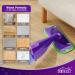 Microfiber Mop Pads for Swiffer Wet Jet - Reusable & Machine Washable - Pack of 4 - Buy Online on SooperMarket.com