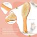 2-Piece Natural Boar Bristle Body Brush Set for Dry Skin Exfoliation - Buy Online on SooperMarket.com