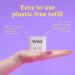 Wild - Natural Refillable Deodorant - Aluminium Free - Purple Case with Refill Variety Pack (3 x 40g) - Includes Fresh Cotton & Sea Salt Jasmine & Mandarin and Coconut & Vanilla Scents - Vegan Refill Variety Pack 120 g (Pack of 1) - Buy Online on SooperMarket.com