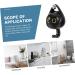 Cabilock Small Hooks Wall Hanging Decor Hooks Home Decor Keychain Door Hook Wall Hook Key Chain Cartoon Shelf Girl 10.7X6.3X4.7CM White - Buy Online on SooperMarket.com