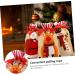 KOMBIUDA Party Snack Pouch 3 Pcs Christmas Storage Bag Candy Bags Holiday Treats Pouch Christmas Drawstring Bag Christmas Bag 30X18CM Assorted Color - Buy Online on SooperMarket.com