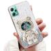 Tivenfezk Nadoli for Xiaomi Redmi Note 12 4g Treibsand B r Astronaut Hidden Stand Shell cartoon glitter astronaut stand soft silicone bling cell phone case transparent protective cover xiaomi redmi note 12 4g clear