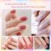 Nail Polish Set - Nude Color Nail Polishes - Quick Dry Nail Polish - Long Lasting Jelly Pink Glitter 6 Colors Nail Varnish - Natural Look Long Lasting Nail Varnish Gift Set DIY Manicure Home nude pink - Buy Online on SooperMarket.com