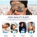 Haskirky Light Blocking Eye Mask for Men and Women | Adjustable & Breathable | Perfect for Travel, Yoga, Meditation, Office | Deep Sleep Aid | National Style - Buy Online on SooperMarket.com