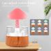 Rain Cloud Humidifier with Colorful Lights and Water Drop Sound - Wood Aroma Diffuser for Home Desk Bedside - Buy Online on SooperMarket.com