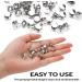 40PCS Locking Pin Backs - Flat Head Clasp for Brooches, Lapels, Badges, DIY Crafts - Buy Online on SooperMarket.com