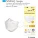 (Pack of 10) Premium 3D Disposable Kids KF94 Face Mask Age 5-15 | 4-Layer Filters | Individual Packs | Made in Korea - Buy Online on SooperMarket.com