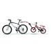 Peruzzo 304/R Trail Angel tandem bar 12"-20" red (1 piece)