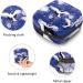 White Crane Peony Flower Sanitary Napkin Storage Bag | Menstrual Cup & Nursing Pad Holder | Portable Period Pouch for Women & Girls - Buy Online on SooperMarket.com