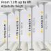 Adjustable 45mm Dance Pole Stainless Steel Connector Tube - 250mm Silver - Buy Online on SooperMarket.com