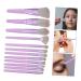 Buy NOLITOY 1 Set Purple Makeup Brush Set - Premium Cosmetic Brushes for Eyeshadow & Face | Travel-Friendly Makeup Tools | International Shipping Available - Buy Online on SooperMarket.com