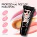 Morovan Poly Gel Starter Set - 8 Colors 48W UV/LED Lamp DIY Nail Kit for Home Use - Perfect Geln gel Poly Gel Extension Set for Women - Buy Online on SooperMarket.com