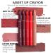 12 Colors Matte Lipstick Pen Set - Waterproof Lip Liner Crayon Long-lasting & Non-sticky with Built-in Sharpener - Buy Online on SooperMarket.com