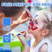 40-Piece Kids Face Paint Kit | 20 Colors with Stickers, Brushes, Sponges & Split Cake | Professional Face Painting Set - Buy Online on SooperMarket.com