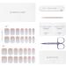 Danni & Toni Blushing Reflection Gel Nail Stickers - Salon-Quality Self-Adhesive Strips for Manicure - Metallic Pink Gradient Design - 28 Semi Cured Nail Wraps - Buy Online on SooperMarket.com