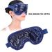 Skin-Friendly Cooling Gel Bead Eye Pack - Relieve Eye Fatigue - Dark Blue - Unisex - Buy Online on SooperMarket.com