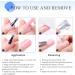 EONFAVE Glitter Nail Polish Sets - 6 Colours Pearlescent Glitter Nail Varnish Set - Shinny Peel Off Nail Polish Gifts for Women Nail Art DIY Home - No Need Cured Glitter Pearl Set - Buy Online on SooperMarket.com