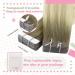 Shop Youngsee Real Hair Extensions - Tape Ombre Ash Blond to Platinum Blonde | 45cm 20pcs 50g #18/60 - Premium Quality Tape-In Hair Extensions - Buy Online on SooperMarket.com