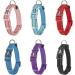 YUDOTE Dog Collar Medium Strong Reflective Nylon Webbing with Soft Comfy Neoprene Padded Linning for Medium Dogs Daily Use Pink M (Pack of 1) Pink - Buy Online on SooperMarket.com