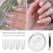 White Pearl Chrome Nail Powder - Iridescent Mirror Effect Aurora Metallic Holographic Pigment for DIY Manicure Nails - Buy Online on SooperMarket.com
