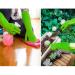 Vgo Reusable Long Sleeve Dishwashing Gloves, Size L Green - 1 Pair | Thick Latex Cleaning Gloves for Kitchen, Washing, Painting, Gardening, Pet Care - Buy Online on SooperMarket.com