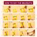 Creammuffin S Clips Connectors Rubber Refills for DIY Bracelet Making - 100 pcs Colorful - Buy Online on SooperMarket.com