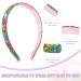 Waydress Rhinestone Headband Set - 4 Pieces Crystal Sparkly Jewel Bling Hair Accessories for Women (Bright Color) - Buy Online on SooperMarket.com