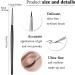 Lusofie 3pcs Eyeliner Brush Set - Professional Eye Makeup Brushes for Angled Eyeliner, Concealer, and Beveled Eyebrows - Buy Online on SooperMarket.com