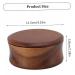 Premium Wooden Shaving Soap Bowl - 4.5x2.2 Inch with Lid | Ideal for Easy Lather & Wet Shaving | Perfect Gift for Men - Buy Online on SooperMarket.com