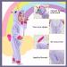 Doladola Baby Unicorn Flannel Hooded Romper | 0-3 Months Infant Outfit - Purple - Buy Online on SooperMarket.com