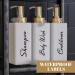 Akalin Refillable Shampoo and Conditioner Bottles 16oz White and Gold Soap Dispenser Bathroom Shampoo and Conditioner Dispenser for Bathroom Lotion Body Wash Massage Oils (White) 3pcs 500ml Gold Pump Bottles - White - Buy Online on SooperMarket.com
