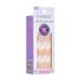 KISS imPRESS No Glue Press-On Nails - French Manicure Light Neutral & White Tips Medium Coffin Shape 30 Nails + Accessories - Buy Online on SooperMarket.com