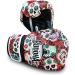 Buddha Fight Wear Fantasy Luzbel Boxing Gloves - 16oz Red - Muay Thai & Kickboxing - Odor-Resistant Synthetic Leather - Reinforced Seams - Unique Designs - Buy Online on SooperMarket.com