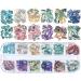 12 Grids Nail Art Shell Flakes Fragments Texture 3D Nail Charm Nail Art Decoration Manicure DIY Accessories - Buy Online on SooperMarket.com