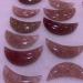 Specimen Healed Natural Red Strawberry Quartz Crystals Moon Shape Polished Stone Crystals Room Decoration Quartz As a Gift Gift