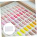 minkissy 216 Nail Color Card Nail Polish Card Nail Color Book Display Card White Manicure medium White - Buy Online on SooperMarket.com