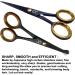 CT 4.5 Small Hair Scissors Set - Precision Beard Trimming for Men & Kids - Round Tip Facial Grooming Scissors - Buy Online on SooperMarket.com