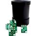 Genuine Las Vegas Casino Dice Set of 20 with 4 Dice Cups | Red, Green, Blue & Purple Dice | Bicast Leather Cups | Perfect for Liars Dice, Yahtzee, Farkle & Casino Nights - Buy Online on SooperMarket.com