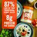 PBfit All-Natural Peanut Butter Powder - 15 oz | Made from Real Roasted Peanuts, Low Fat, High Protein | Natural Ingredients - Buy Online on SooperMarket.com