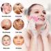 Telooco 50 Pieces Flower Shape Compressed Facial Sponges Disposable Expedient Travel Face Sponges for Cleansing Exfoliating Makeup Estheticians Spa(Pink) - Buy Online on SooperMarket.com