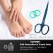 Nail Scissors Toenail Scissors Mustache Face Nose Ears Hair Care Beauty Cuticle Scissors Manicure Pedicure Sharp Curved Blades Professional Scissors for Men Women 3.7 - Buy Online on SooperMarket.com