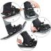 ALPIDEX Snowshoes for Men & Women Aluminum Frame Size 38+ Up to 130 kg Includes Carrying Bag Durable Grey Design - Buy Online on SooperMarket.com