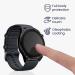 kwmobile Cover for Huami Amazfit GTR 3 / GTR 3 Pro - Set of 2 Black/Black Tempered Glass with Plastic Frame - Buy Online on SooperMarket.com