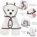 Petcute Waterproof Dog Raincoat with Hood - Transparent PVC Breathable & Button Closure for Medium & Large Dogs (Size M Black) - Buy Online on SooperMarket.com