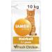 IAMS Hairball Complete Dry Cat Food for Adult and Senior Cats with Chicken 10 kg 10 kg (Pack of 1)