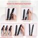 Premium Hair Crimpers & Wavers - Titanium Ceramic Styling Tools for Women | Fast Heating Dual-Voltage Hair Volumizer - Buy Online on SooperMarket.com
