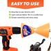 LineOFF Fishing Line Winder Spooler (Orange) - Electric Drill Powered Stripper Tool - Buy Online on SooperMarket.com