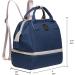 Caucko Baby Diaper Bag with Stroller Hook | Multifunctional Nylon Travel Backpack - Large Capacity Blue | Ideal for On-the-Go Parents - Buy Online on SooperMarket.com