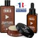 Buy French Cosmetic Beard Set | 30ml Beard Oil Balm & Shampoo | Premium Barber Tools for Ultimate Beard Care - Buy Online on SooperMarket.com
